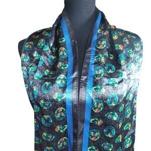 MRI Brain Scans Silk Scarf Medical Inspired Scarf